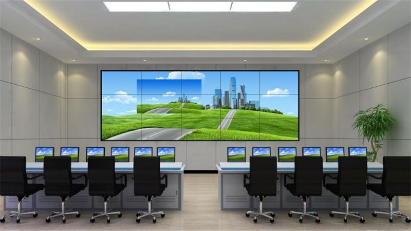 企業視頻會議液晶拼接屏系統應用解決方案
